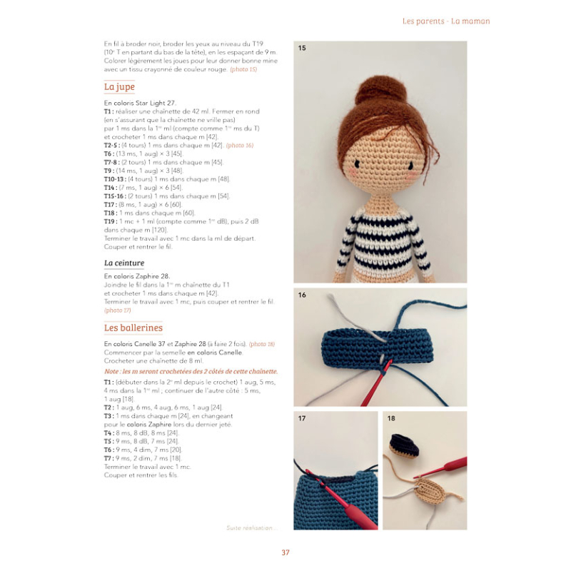 La famille de Lulu au crochet Livre Crochet