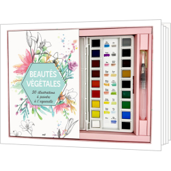 Coffret aquarelle : Beautés végétales Kit LES KITS AUX EDITIONS DE SAXE