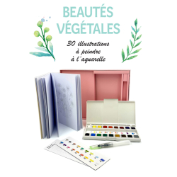 Coffret aquarelle : Beautés végétales Kit LES KITS AUX EDITIONS DE SAXE