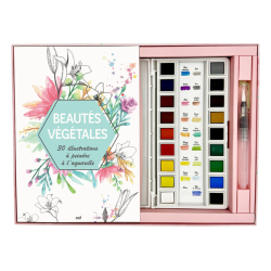 Coffret aquarelle : Beautés végétales Kit LES KITS AUX EDITIONS DE SAXE