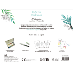 Coffret aquarelle : Beautés végétales Kit LES KITS AUX EDITIONS DE SAXE