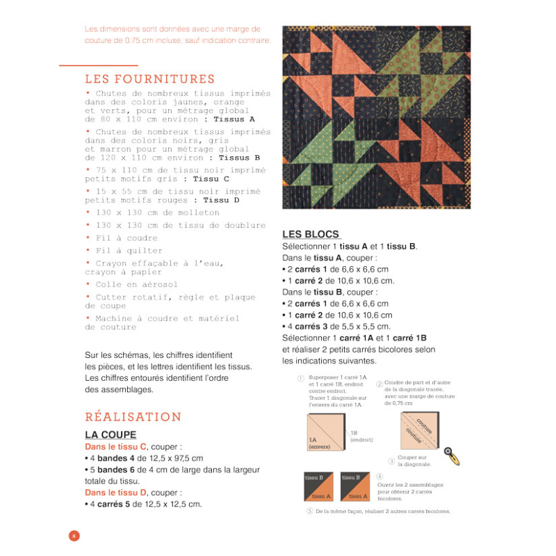 Quilts en attendant l'hiver Livre Patchwork