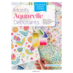 Motifs aquarelle débutants Livre Beaux-arts