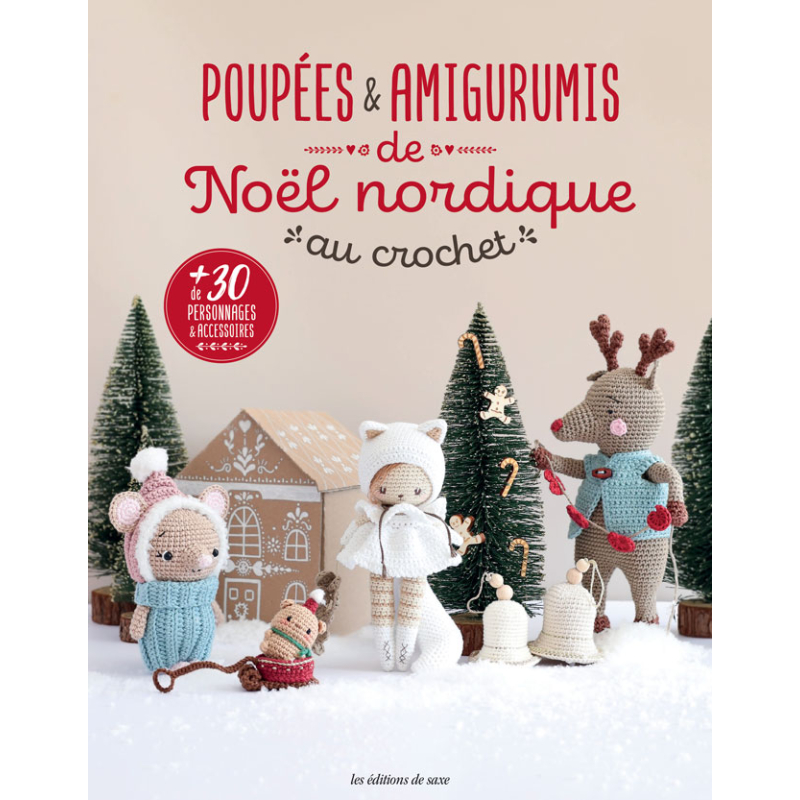 Poupées & amigurumis de Noël nordique au crochet Livre Crochet