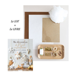 Offre spéciale : Livre + LOT Feutrine Noël Kit Couture