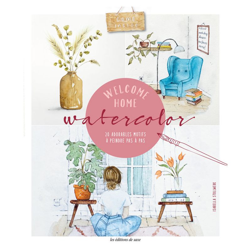 Welcome Home Aquarelle Livre Beaux-arts