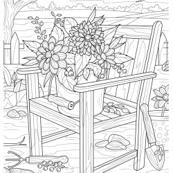 Fleurs sauvages - Coloriages pour me détendre Livre Beaux-arts