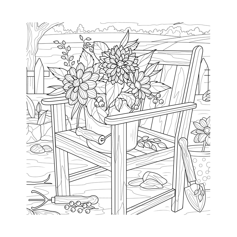 Fleurs sauvages - Coloriages pour me détendre Livre Beaux-arts