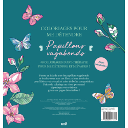 Papillons vagabonds - Coloriages pour me détendre Livre Beaux-arts