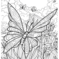 Papillons vagabonds - Coloriages pour me détendre Livre Beaux-arts