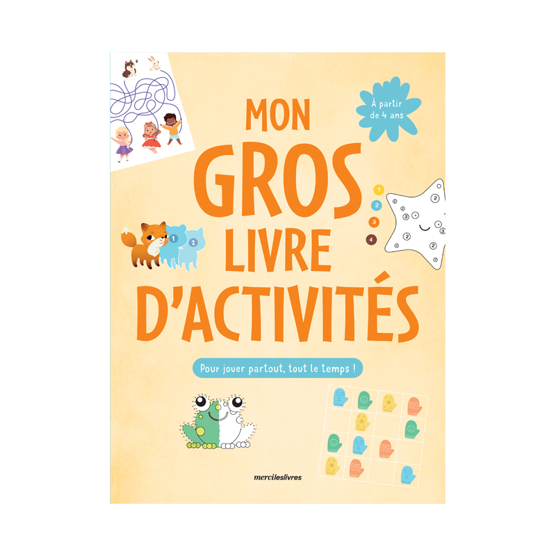 Mon gros livre d'activités Livre Jeunesse