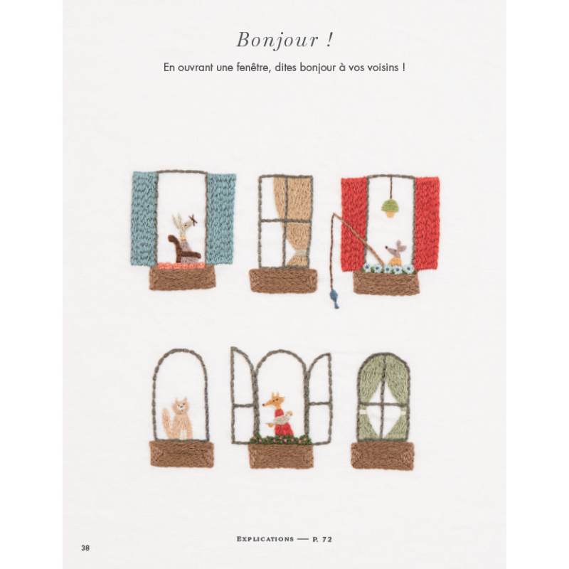 Petits animaux en broderie traditionnelle Livre Broderie