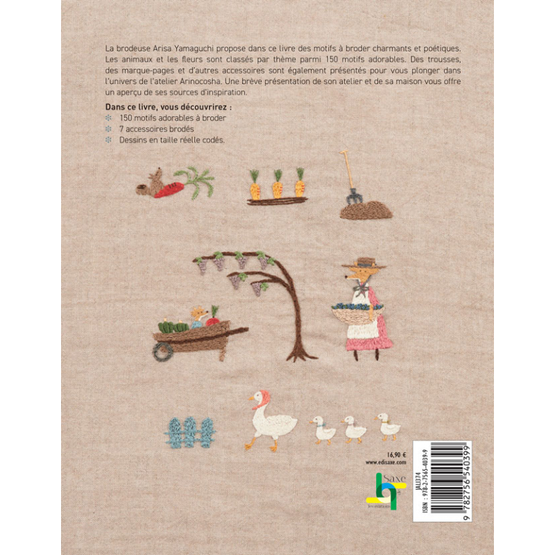 Petits animaux en broderie traditionnelle Livre Broderie