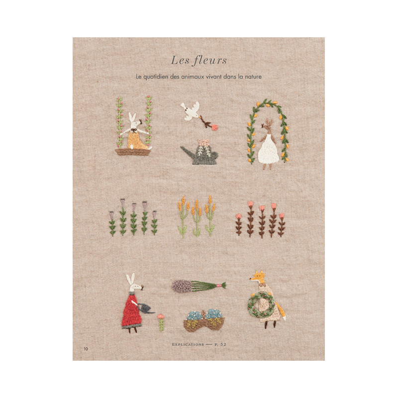 Petits animaux en broderie traditionnelle Livre Broderie