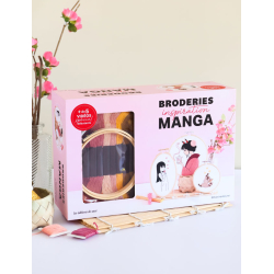 Coffret Broderies Inspiration Manga - Faustine Mezy