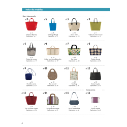 Des sacs indispensables & faciles à porter Livre Couture