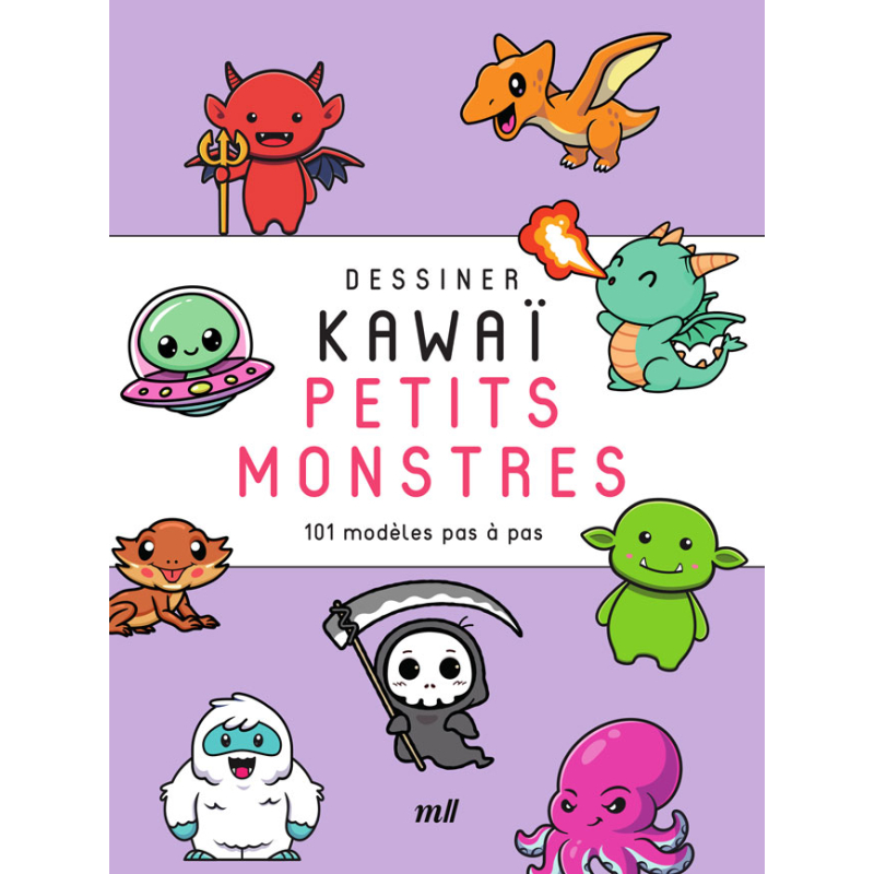 Dessiner kawaï - Petits monstres Livre Jeunesse