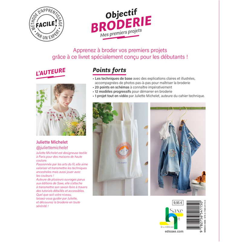 Objectif Broderie : Mes premiers projets Collection OBJECTIF