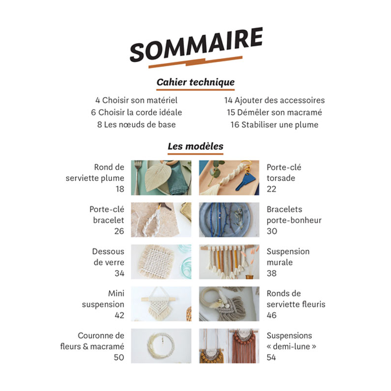 Objectif Macramé : Mes premières créations Collection OBJECTIF