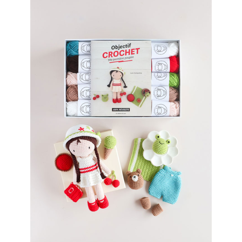 Coffret Objectif Crochet : Ma première poupée Kit Crochet